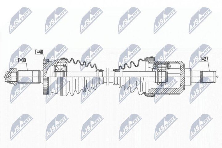 Піввісь NTY NPW-KA-400 (фото 1)