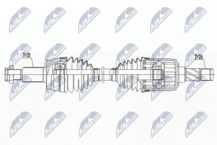 Автозапчастина NTY NPW-LR-025 (фото 1)