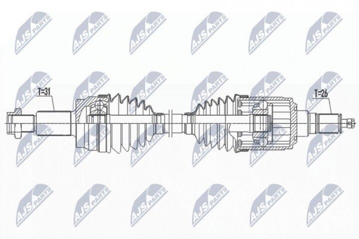 Автозапчастина NTY NPW-LR-027 (фото 1)