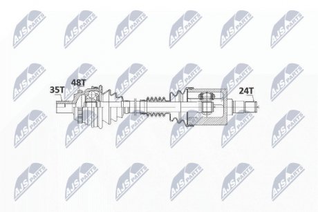 Піввісь NTY NPW-ME-023 (фото 1)