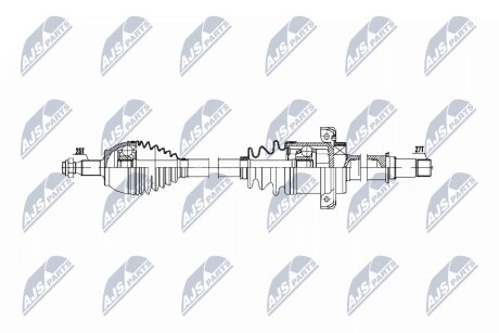 Полуось NTY NPW-ME-028