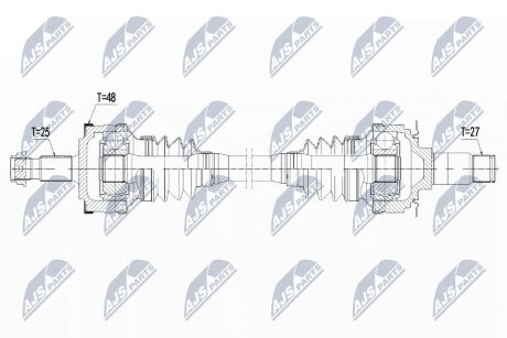 Піввісь NTY NPW-ME-140 (фото 1)