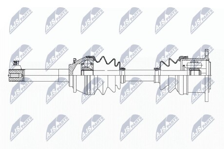 Полуось NTY NPW-MS-051 (фото 1)