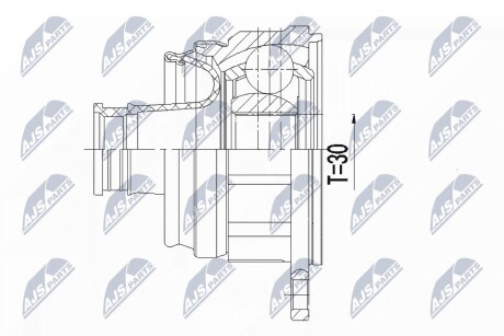 ШРУС переднего кардана NTY NPW-MS-056