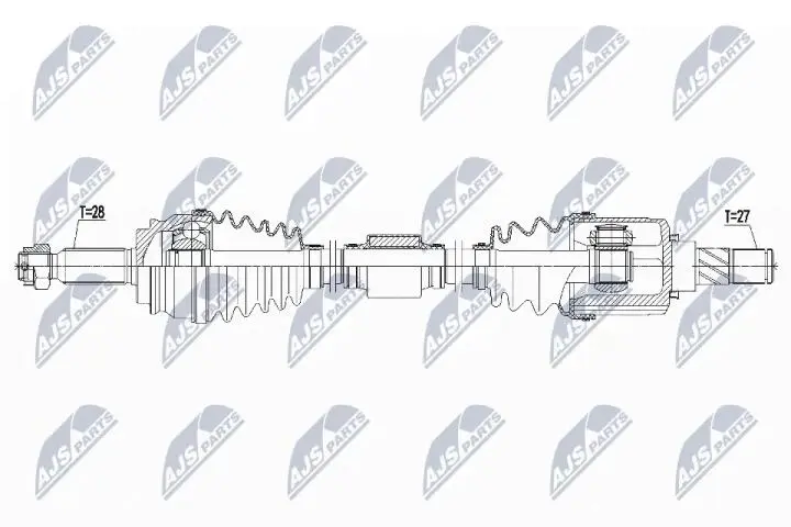 Фото 1 - Полуось NTY NPW-MS-061 Полуось NTY NPW-MS-061 (фото 1)