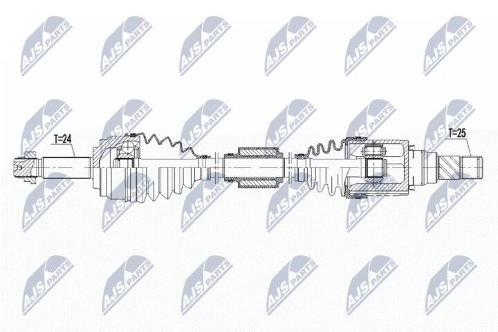 Піввісь NTY NPW-MS-065 (фото 1)