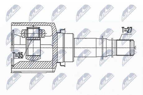 Шарнір рівних кутових швидкостей NTY NPW-MS-070