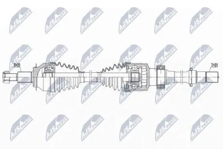 Автозапчасть NTY NPW-MZ-082