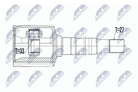 Шарнір рівних кутових швидкостей NTY NPW-NS-069