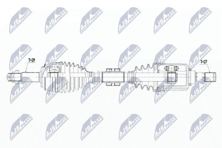 Піввісь NTY NPW-NS-078 (фото 1)