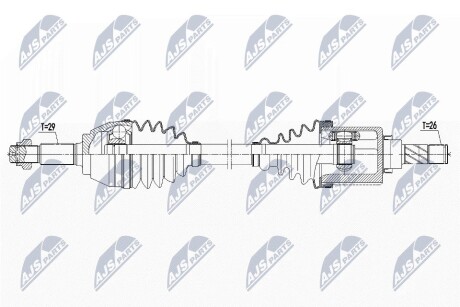 Полуось NTY NPW-NS-090 (фото 1)