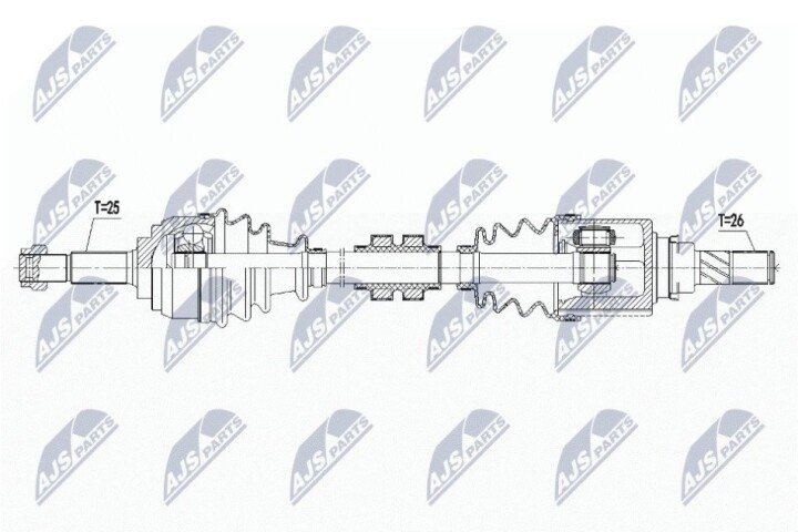 Полуось NTY NPW-NS-100 (фото 1)