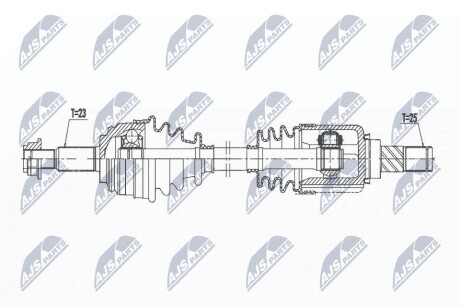 Піввісь NTY NPW-NS-108 (фото 1)