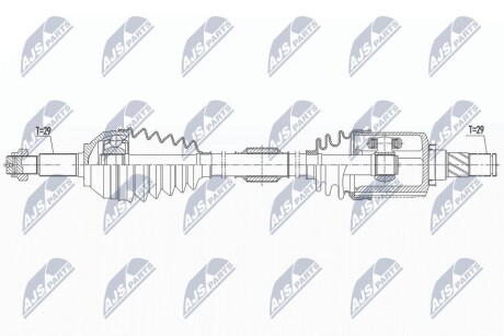 Піввісь NTY NPW-NS-128 (фото 1)