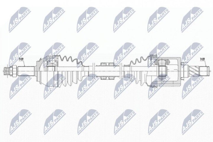 Піввісь NTY NPW-NS-150 (фото 1)