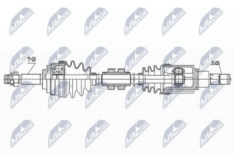 Піввісь NTY NPW-NS-152