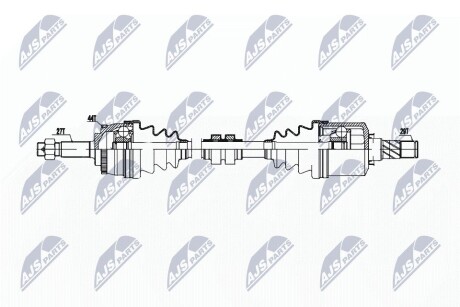 Полуось NTY NPW-NS-158 (фото 1)