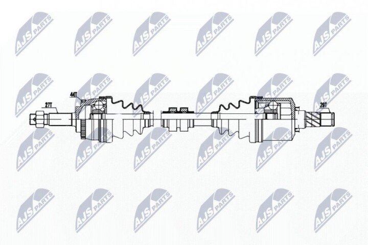 Полуось NTY NPW-NS-158 (фото 1)