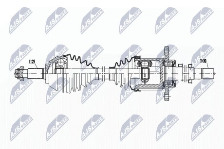 Піввісь NTY NPW-NS-163