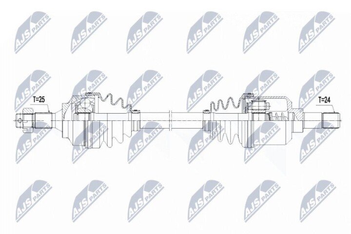 Піввісь NTY NPW-PE-025 (фото 1)