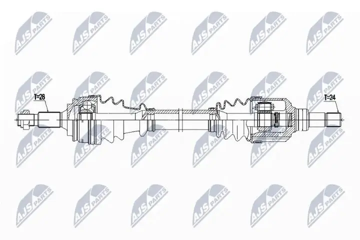 Полуось NTY NPW-PE-049 (фото 1)