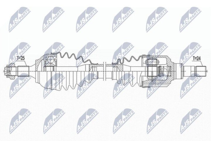 Піввісь NTY NPW-PE-055 (фото 1)