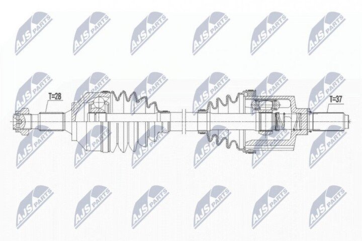 Піввісь NTY NPW-PE-059 (фото 1)