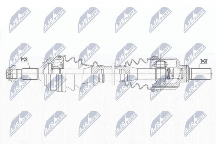 Полуось NTY NPW-PE-061 (фото 1)