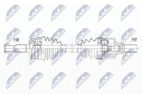 Полуось NTY NPW-PE-067 (фото 1)