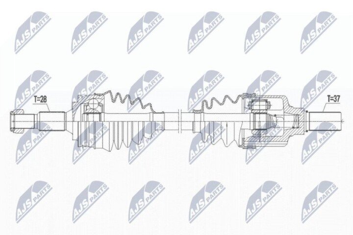 Піввісь NTY NPW-PE-067 (фото 1)