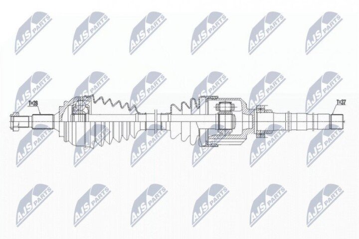 Полуось NTY NPW-PE-071 (фото 1)