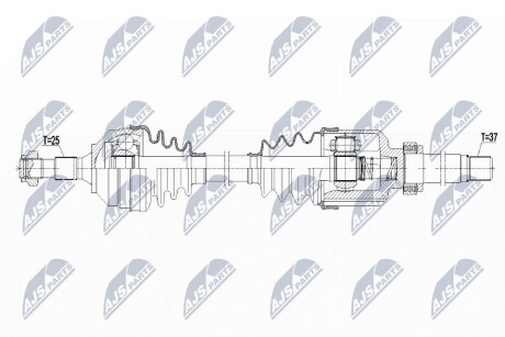 Піввісь NTY NPW-PE-081 (фото 1)