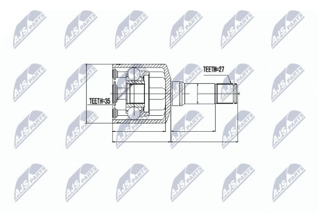 Шарнир равных угловых скоростей NTY NPW-PL-011