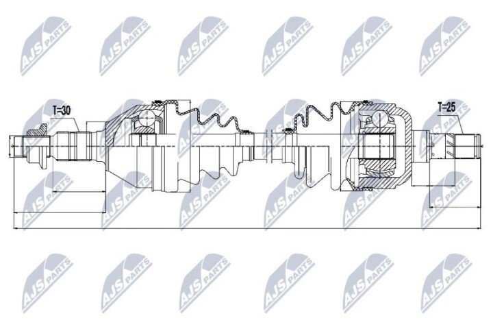 Полуось NTY NPW-PL-031 (фото 1)