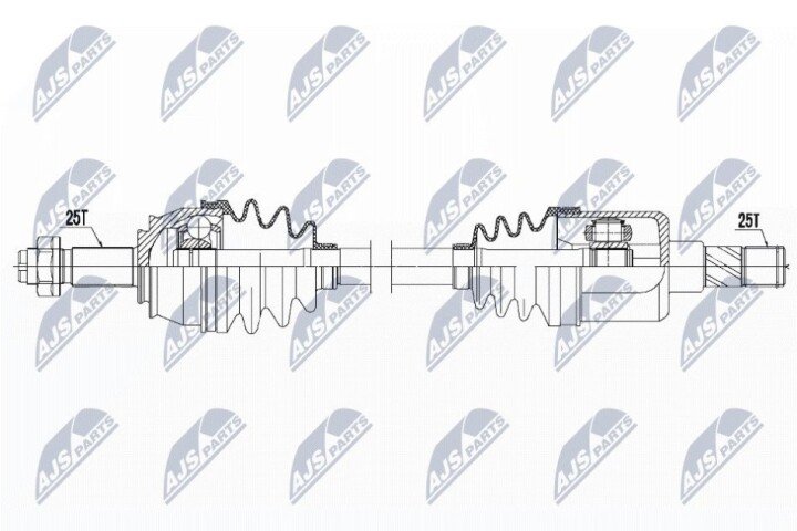 Полуось NTY NPW-PL-041 (фото 1)