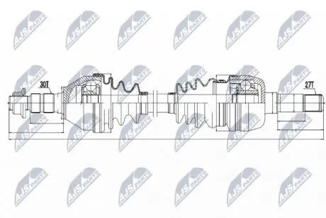 Полуось NTY NPW-PL-043