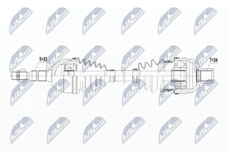 Піввісь NTY NPW-PL-055