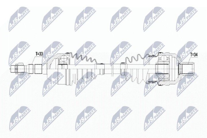 Піввісь NTY NPW-PL-055 (фото 1)