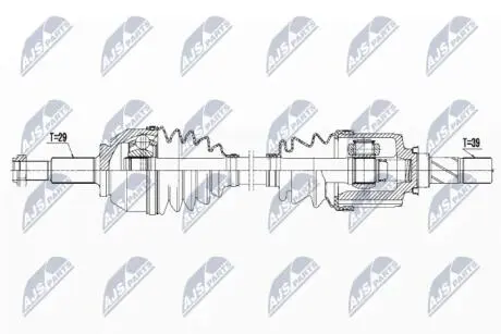 Полуось NTY NPW-PL-057