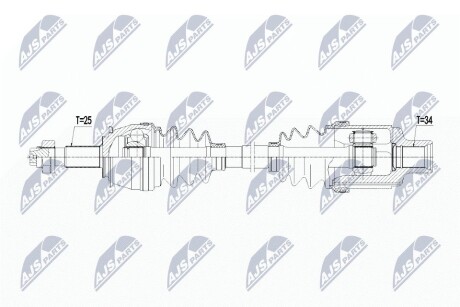 Полуось NTY NPW-PL-061