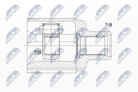 Шарнир равных угловых скоростей NTY NPW-PL-062