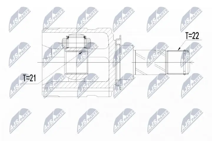 Фото 1 - ШАРНІР РІВНИХ КУТОВИХ ШВИДКОСТЕЙ | OPEL CORSA D 1.0,1.2,1.4 GKN TYPE 06-14, ADAM 1.4 13- NTY NPW-PL-064 ШАРНІР РІВНИХ КУТОВИХ ШВИДКОСТЕЙ | OPEL CORSA D 1.0,1.2,1.4 GKN TYPE 06-14, ADAM 1.4 13- NTY NPW-PL-064 (фото 1)