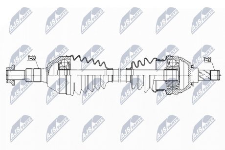 Полуось NTY NPW-PL-081