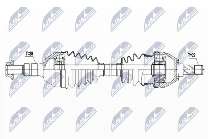 Піввісь NTY NPW-PL-081 (фото 1)