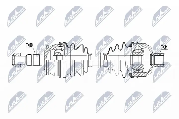 Полуось NTY NPW-PL-083 (фото 1)