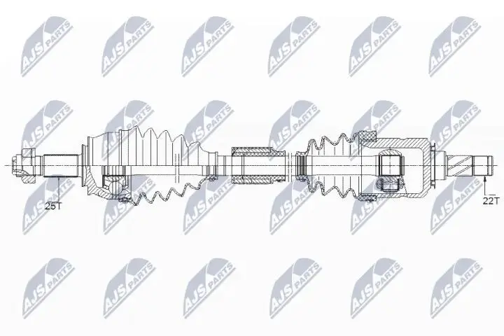 Фото 1 - ПІВВІСЬ | OPEL CORSA D 1.3CDTI 06-14 /ПРАВ/ NTY NPW-PL-095 ПІВВІСЬ | OPEL CORSA D 1.3CDTI 06-14 /ПРАВ/ NTY NPW-PL-095 (фото 1)