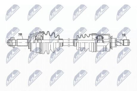 Полуось NTY NPW-PL-099 (фото 1)