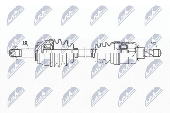 Піввісь NTY NPW-PL-099 (фото 1)