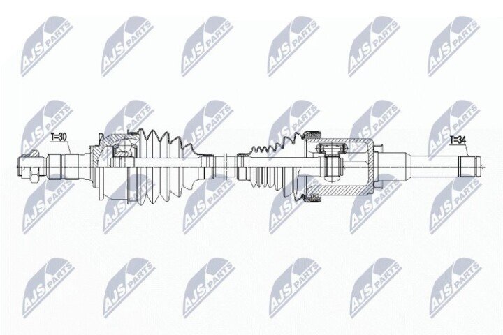 Полуось NTY NPW-PL-101 (фото 1)