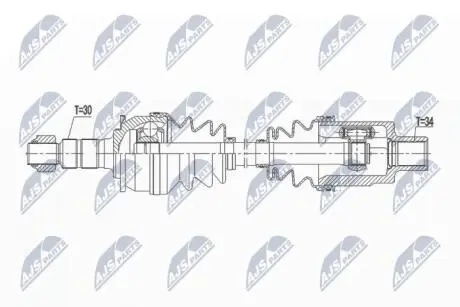 Полуось NTY NPW-PL-103